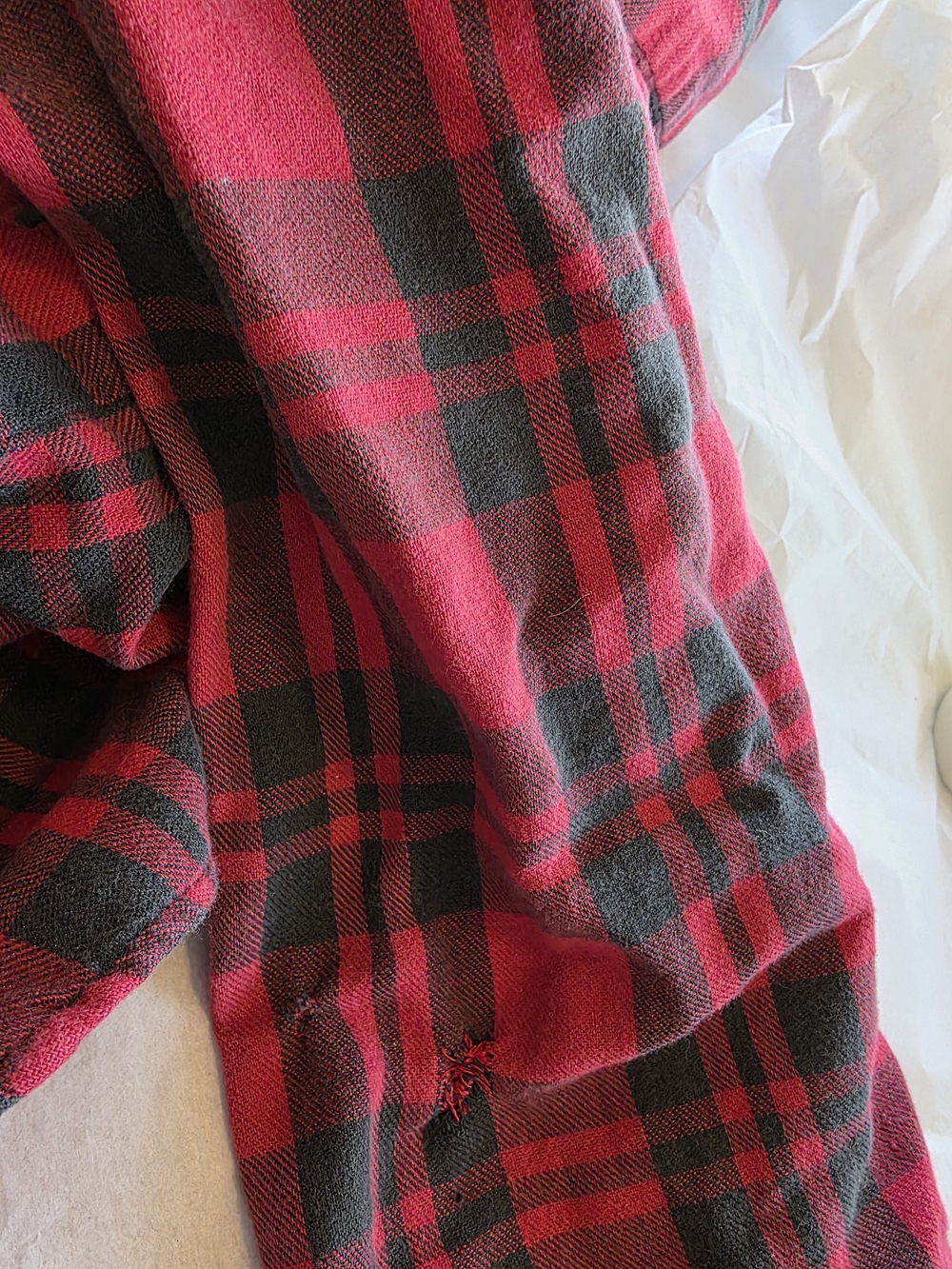 Vintage 1985 Levi Strauss Sutter Creek Plaid Flannel Shirt Men’s L - Picture 13 of 16